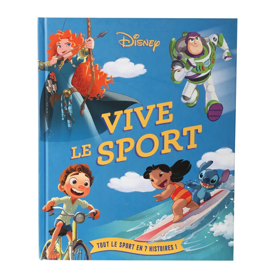 Disney Vive le sport livre 7 histoires 128 pages quizz