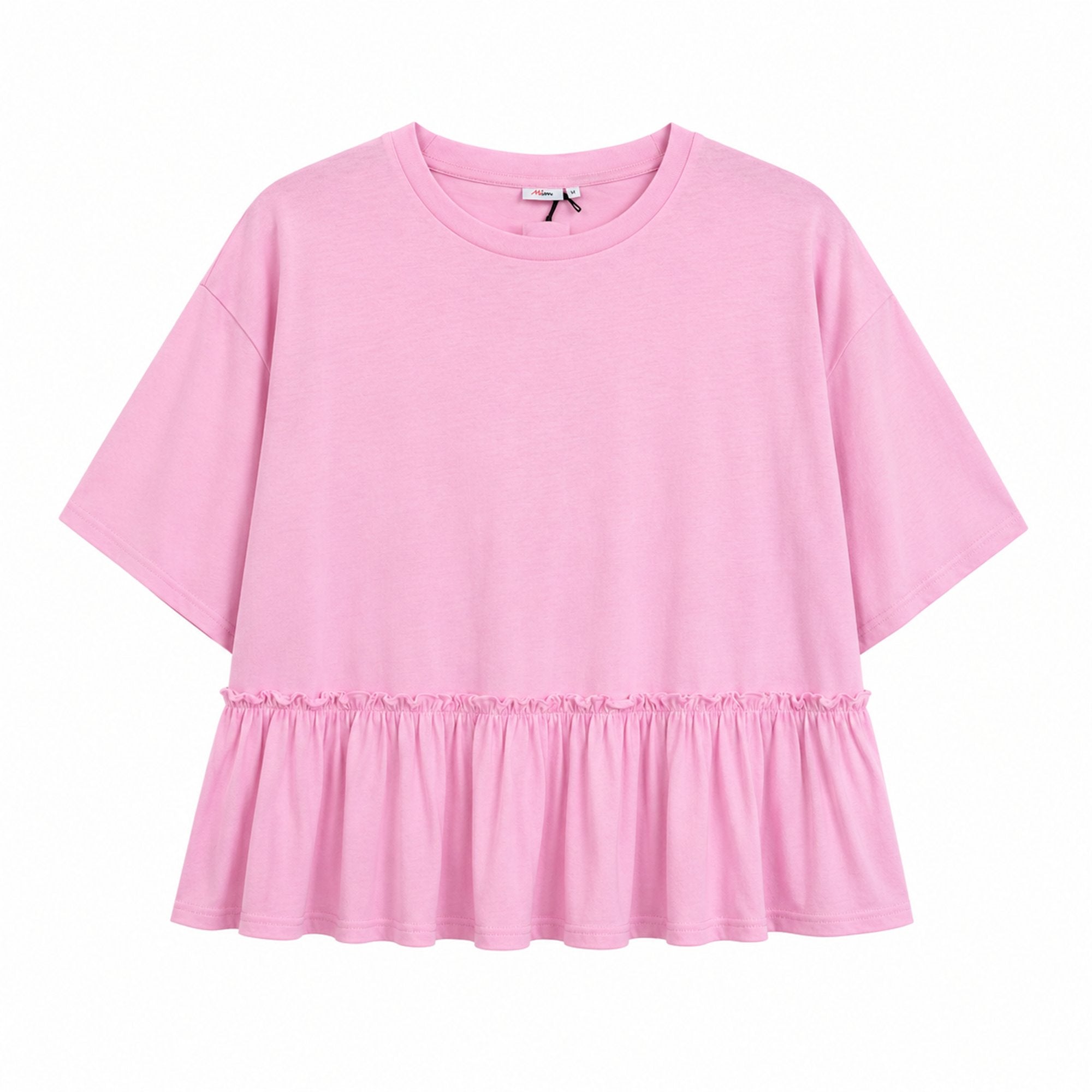 Stokomani Mode t-shirt manches courtes rose coton femme