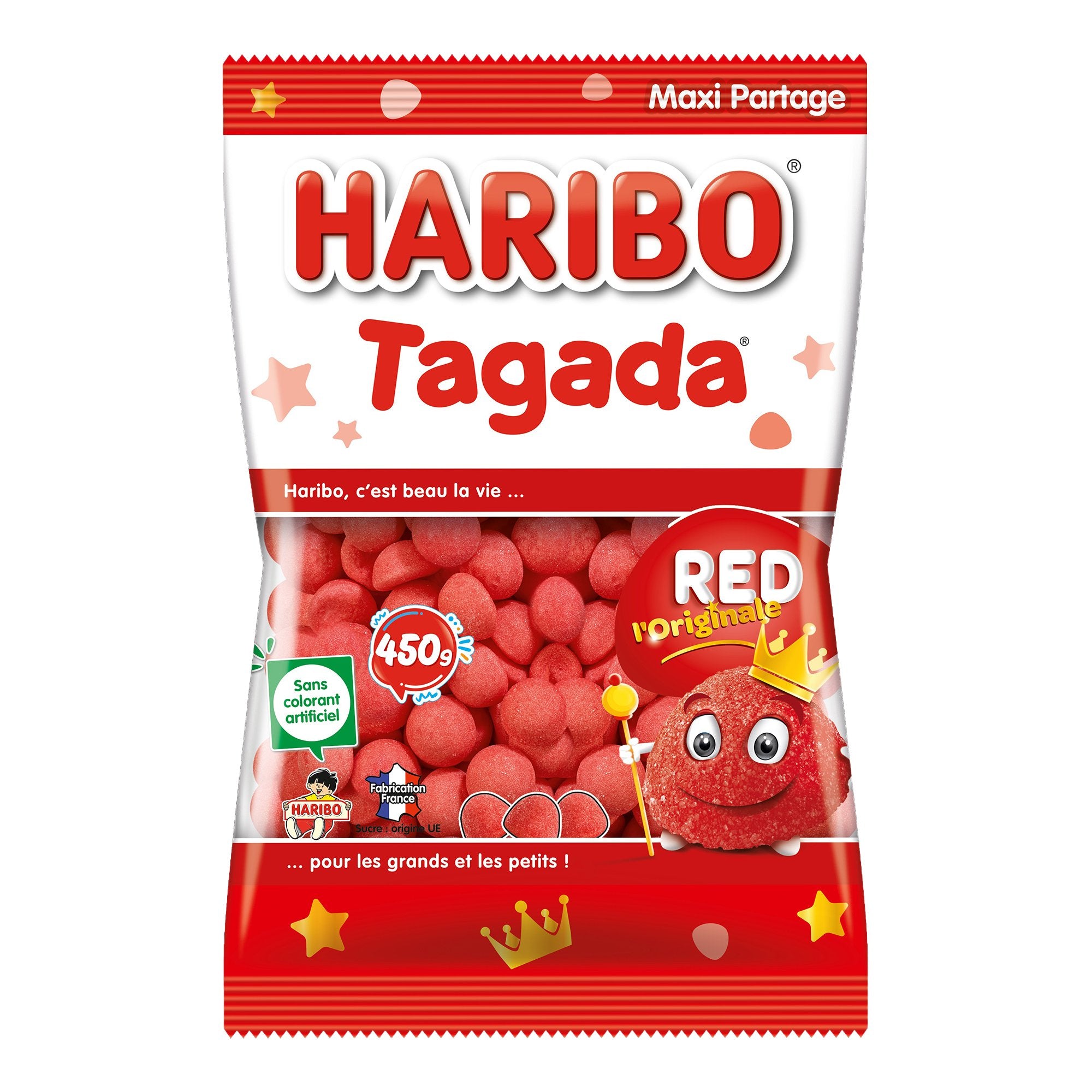 Haribo Tagada fraises bonbon sachet fruité moelleux