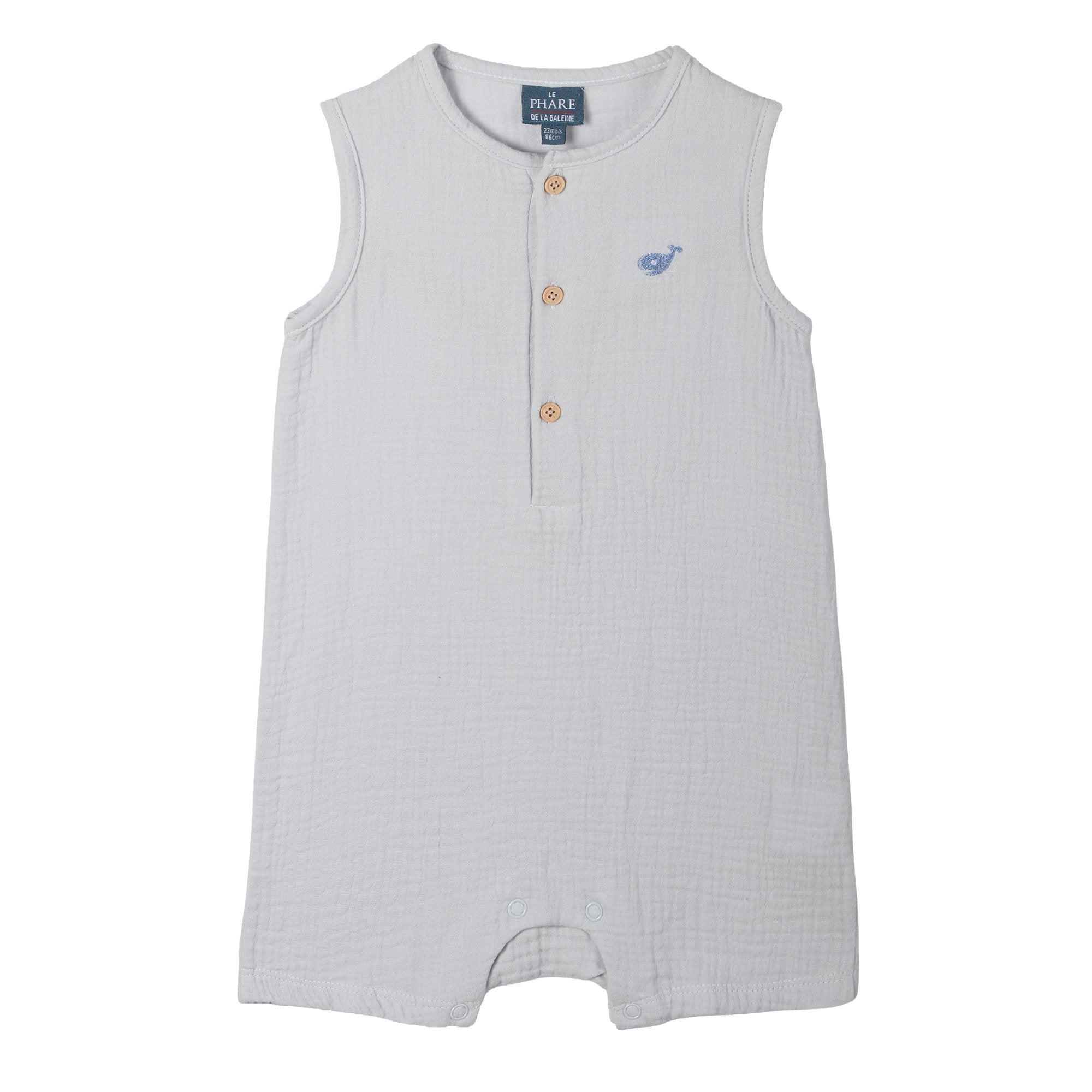 Stokomani Mode Combinaison bébé gaze coton 18M