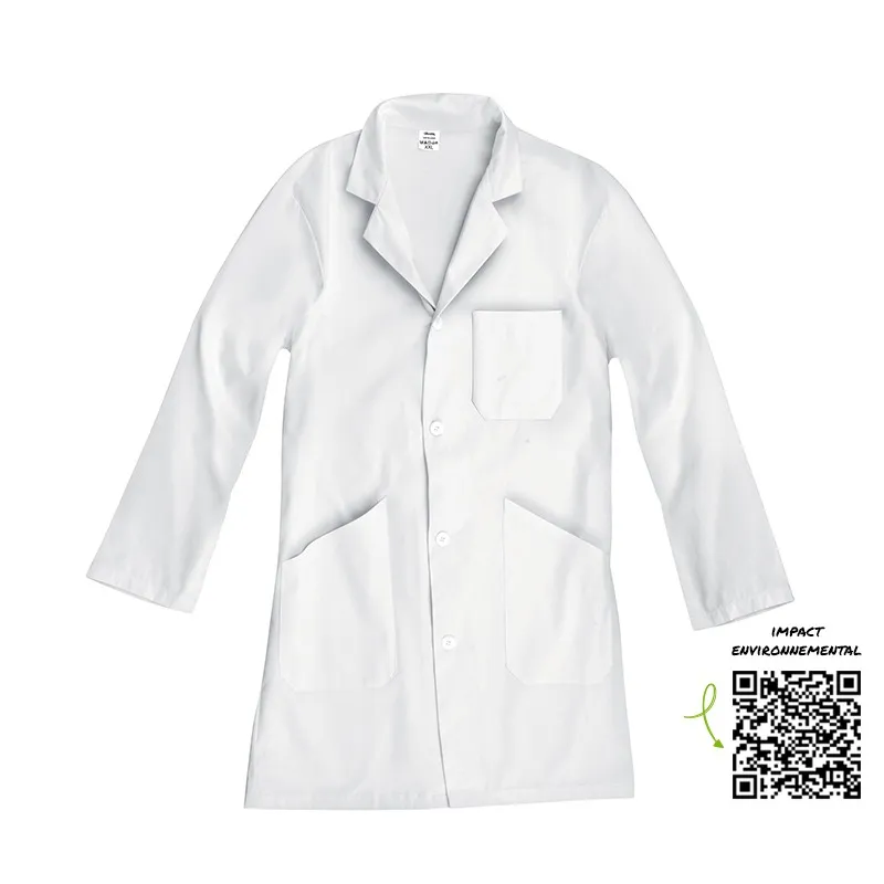 Safe Tool blouse blanche 190 g/m² XXL boutons