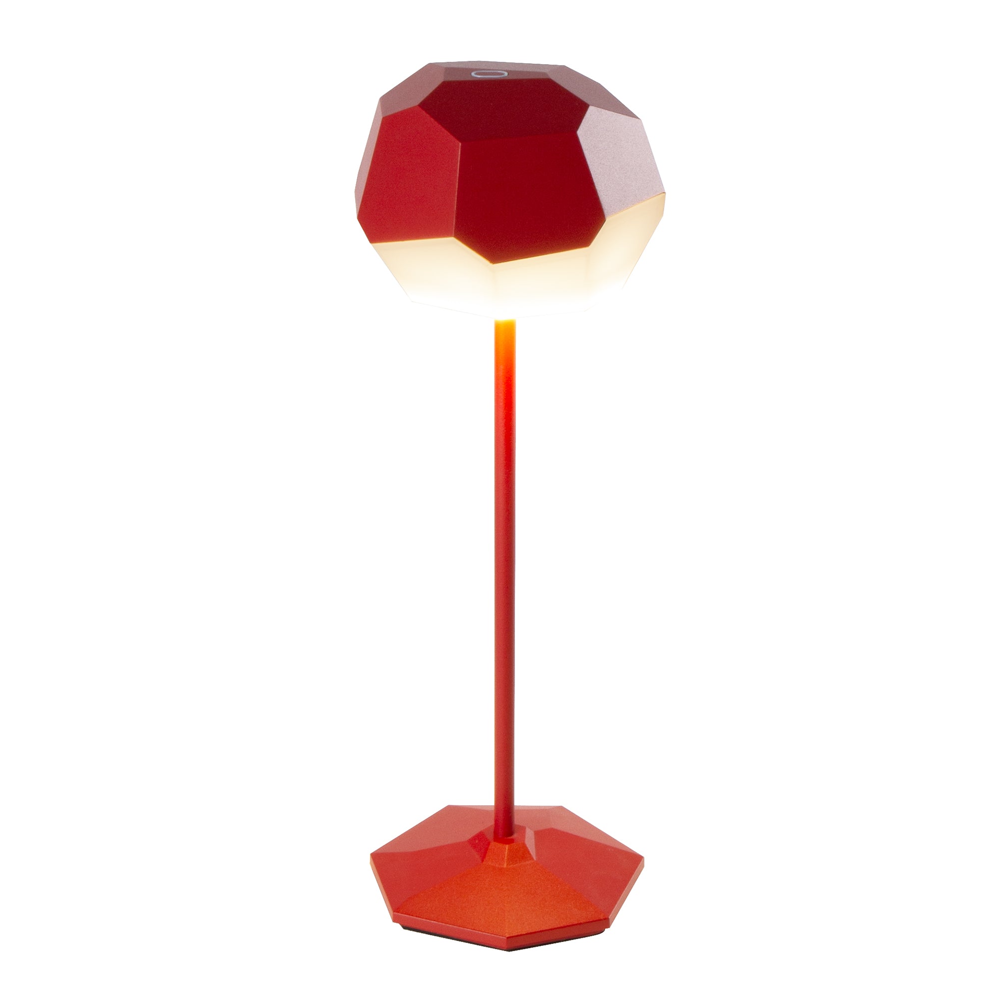 Red Deco Stone Red lampe sans fil rouge H33cm tactile