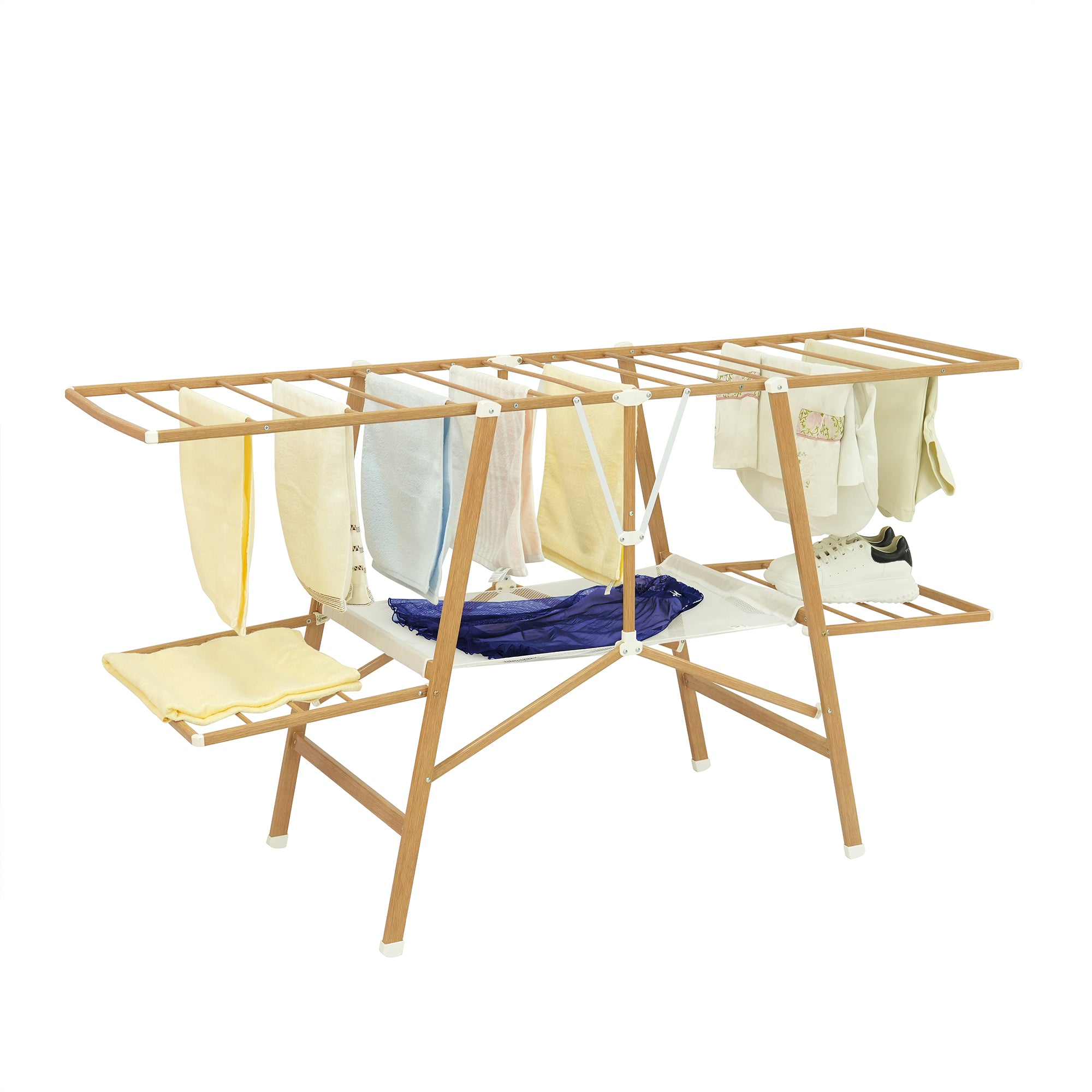 Red Deco Nairobi séchoir linge pliable 20m effet bois