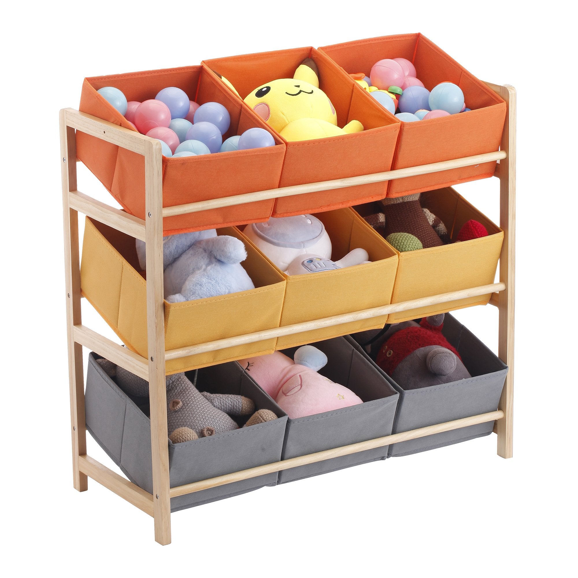 Stokomani Maison Meuble de rangement 9 bacs chambre enfant