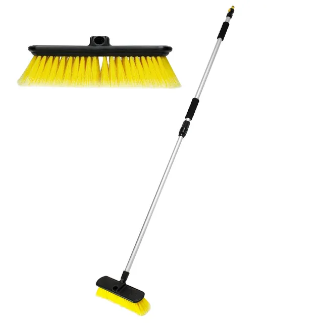 ECD Germany brosse lavage télescopique 100-168 cm eau