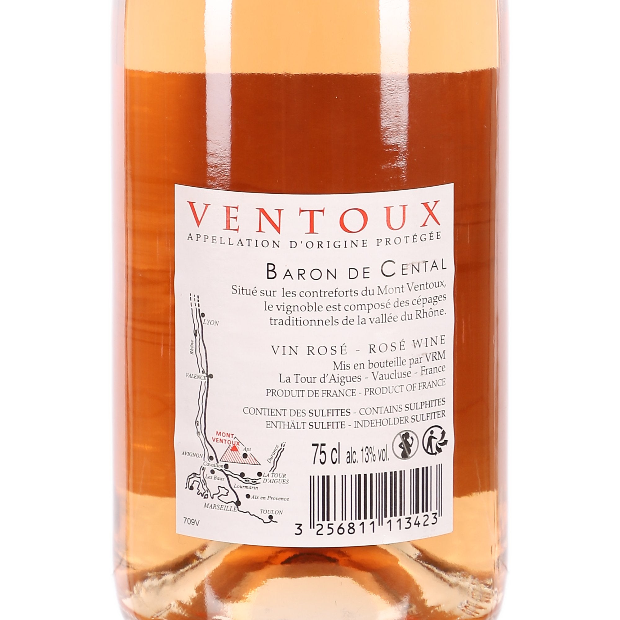 Baron de Cental AOC 2020 vin rouge 13%