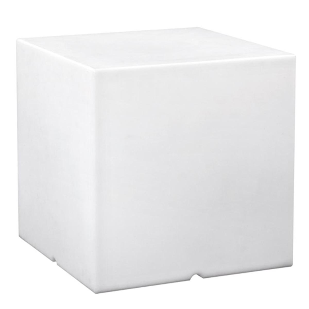 Red Deco Carry cube lumineux tabouret LED blanc 40cm