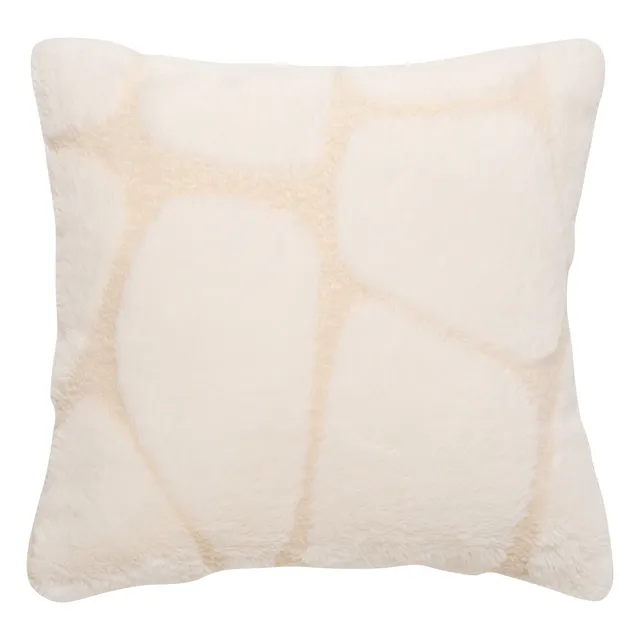 Stokomani coussin en fourrure 40x40 cm doux