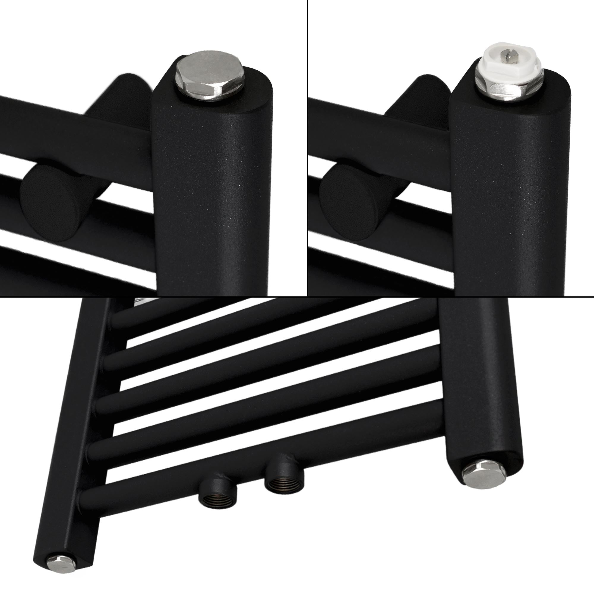 ECD Germany Sahara sèche-serviettes noir 500x1500 droit