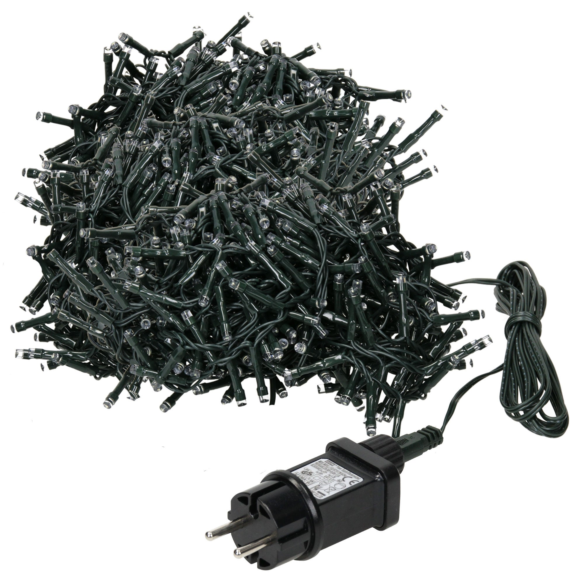 ECD Germany 36m guirlande lumineuse LED blanc chaud 1800 LED
