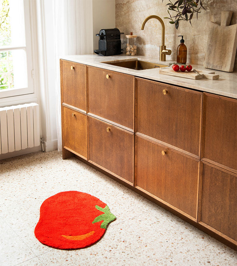 L'avant gardiste Tapis Tomate tapis rouge cuisine
