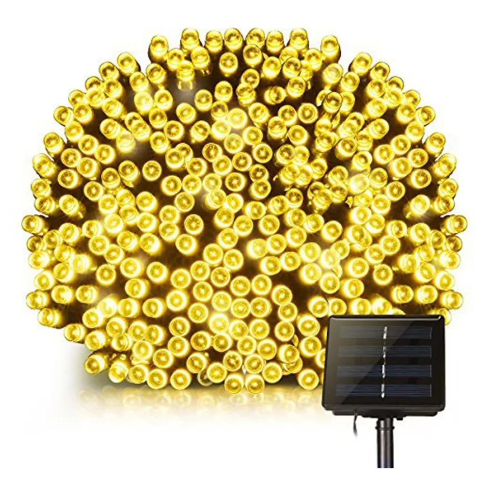 Yogy Solar Warm guirlande lumineuse solaire 400 LED 33,9m