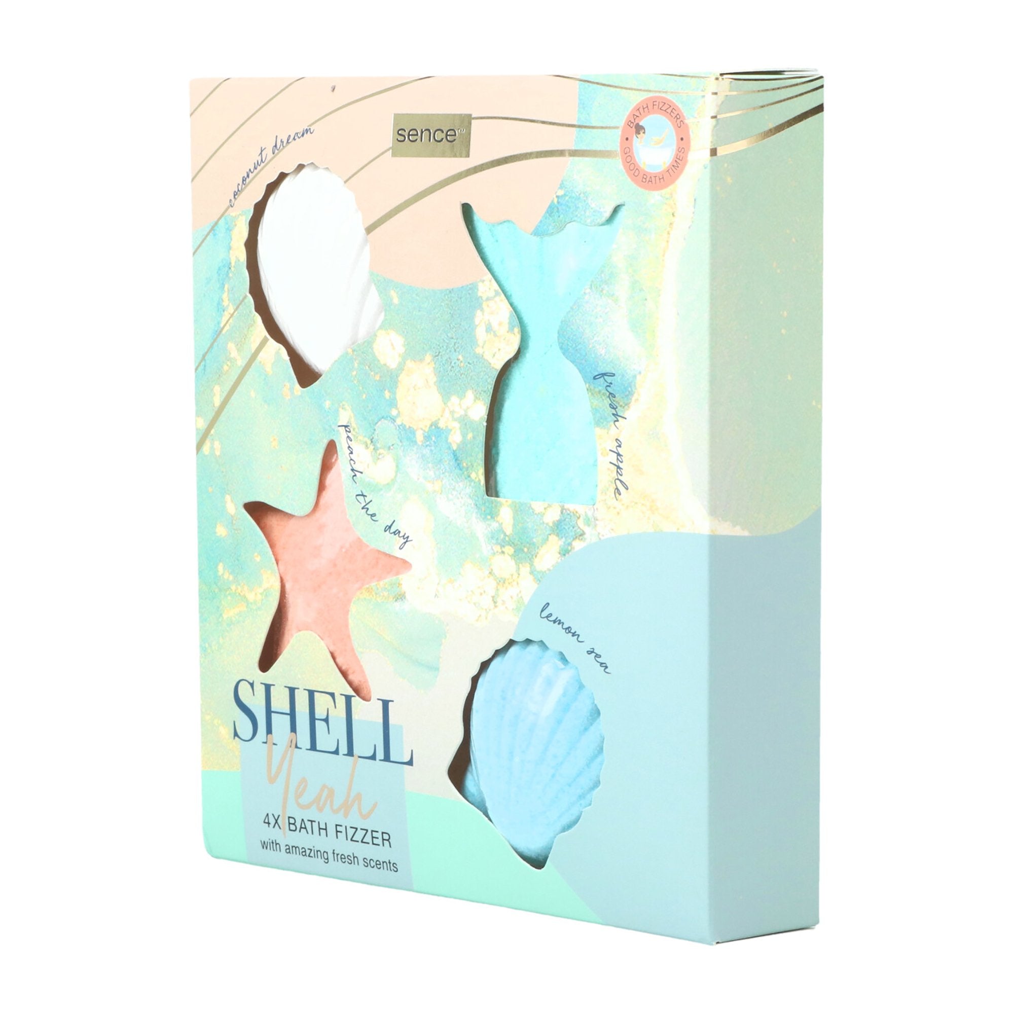 Sence Coffret 4 bombes de bain Océan parfum frais