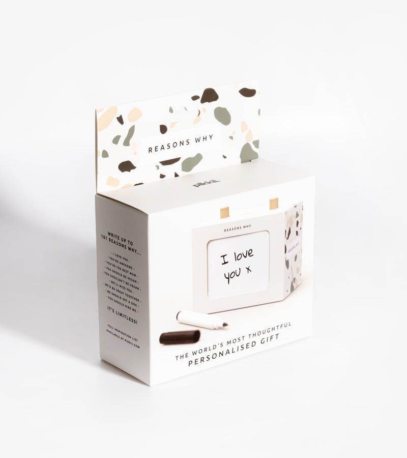 L'avant gardiste Scroll Box boîte bois 101 raisons couple