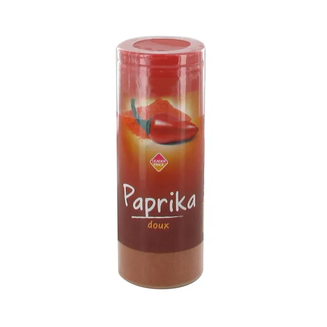 Leader Price paprika moulu doux épice 30g goût doux