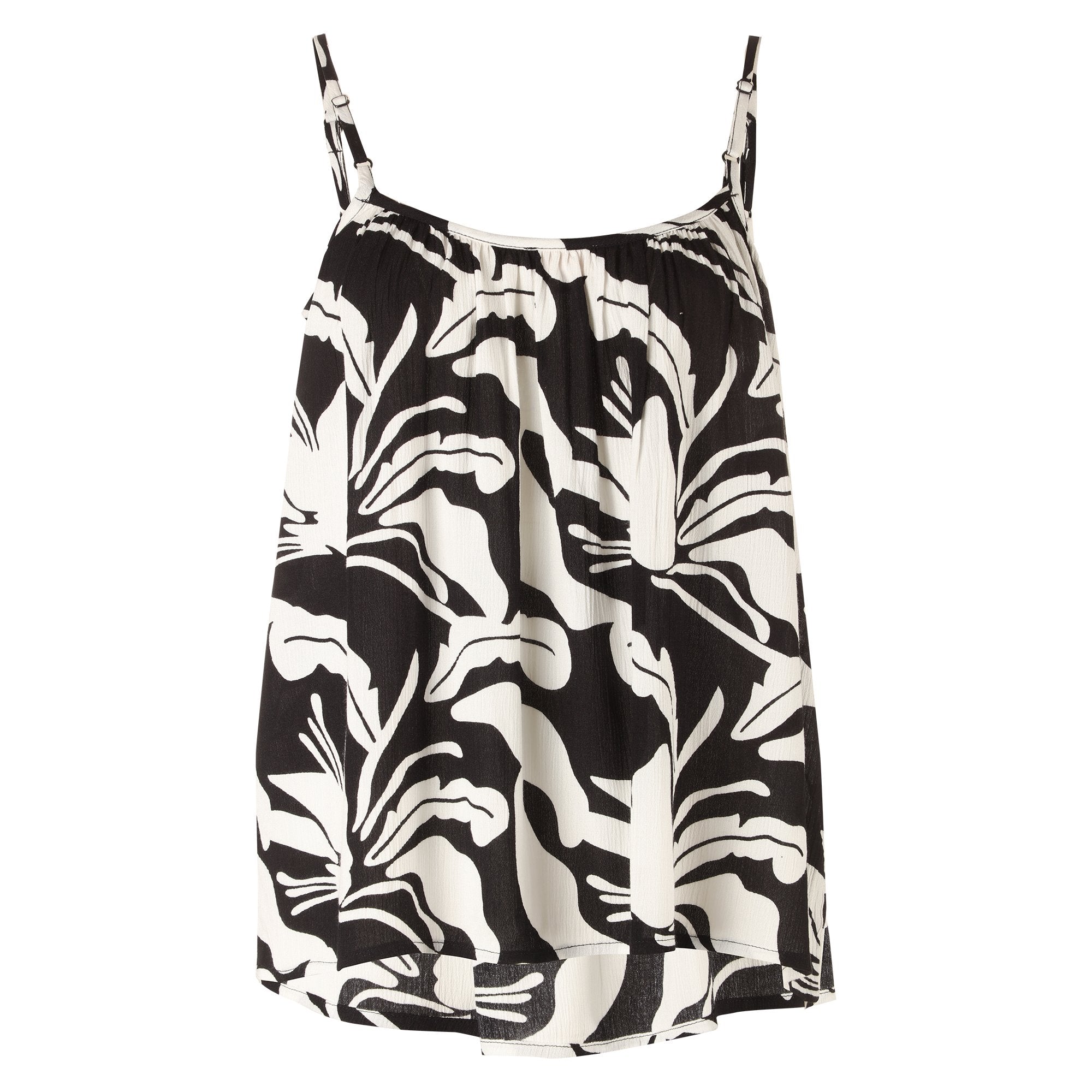Stokomani Mode débardeur imprimé noir femme top été