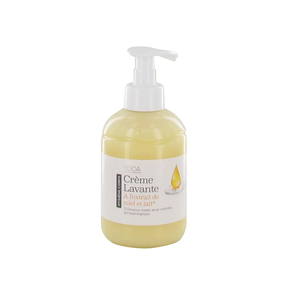 Leader Price Sooa crème lavante miel et lait 300ml peau douce