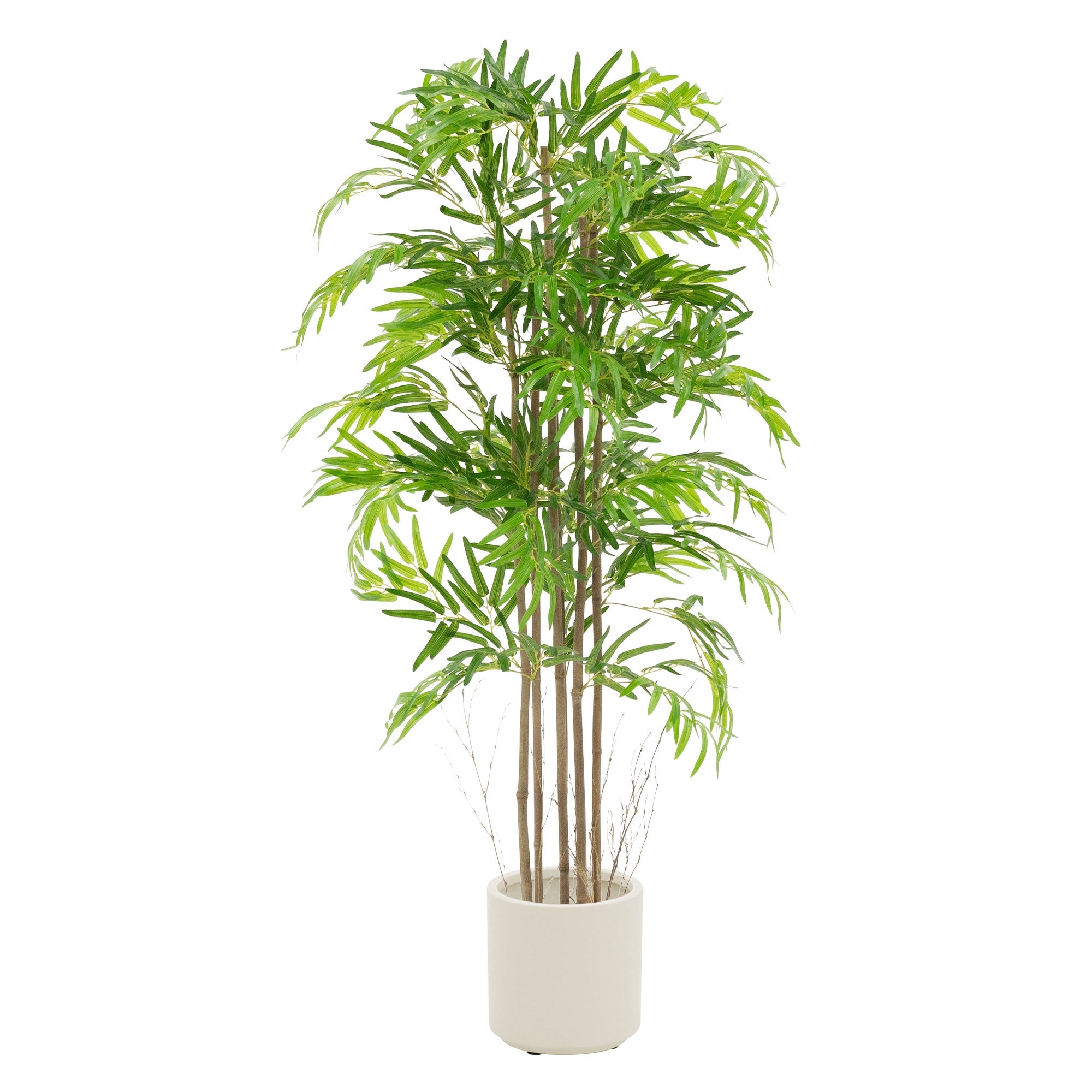ECD Germany Haus & Wohnen ML-Design bambou artificiel 210 cm troncs naturels