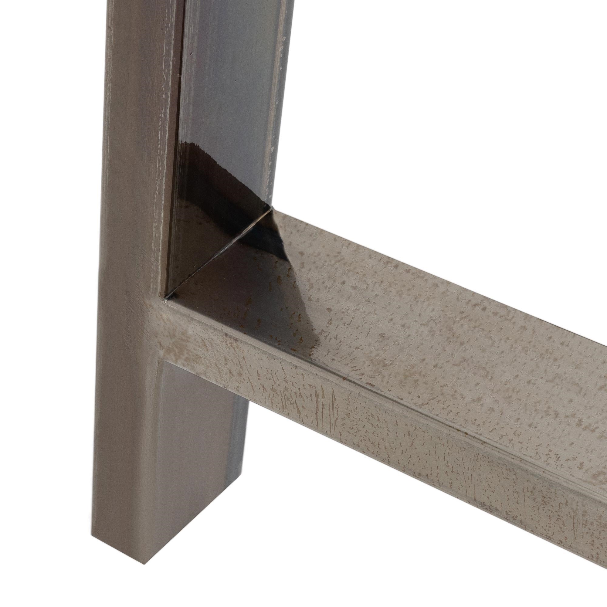 ECD Germany Möbel Pieds de table industriel acier 70x72,5 cm lot 2
