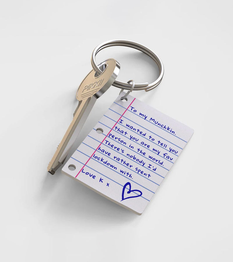 Pikkii kit porte-clés lettre personnalisé plastique fou