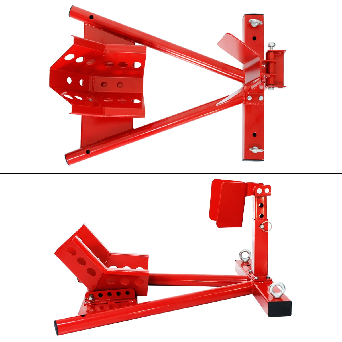 ECD Germany béquille avant moto 13-17 pouces acier pour atelier