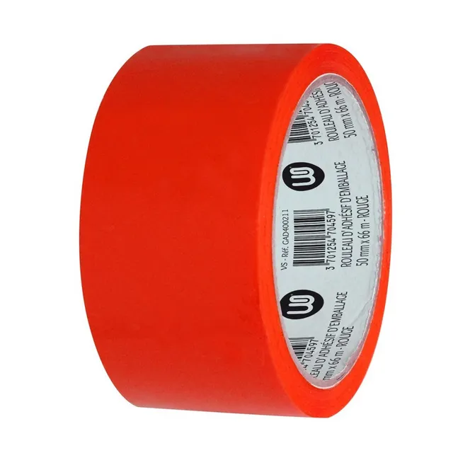 Safe Tool Adhésif emballage rouge 50 mm x 66 m