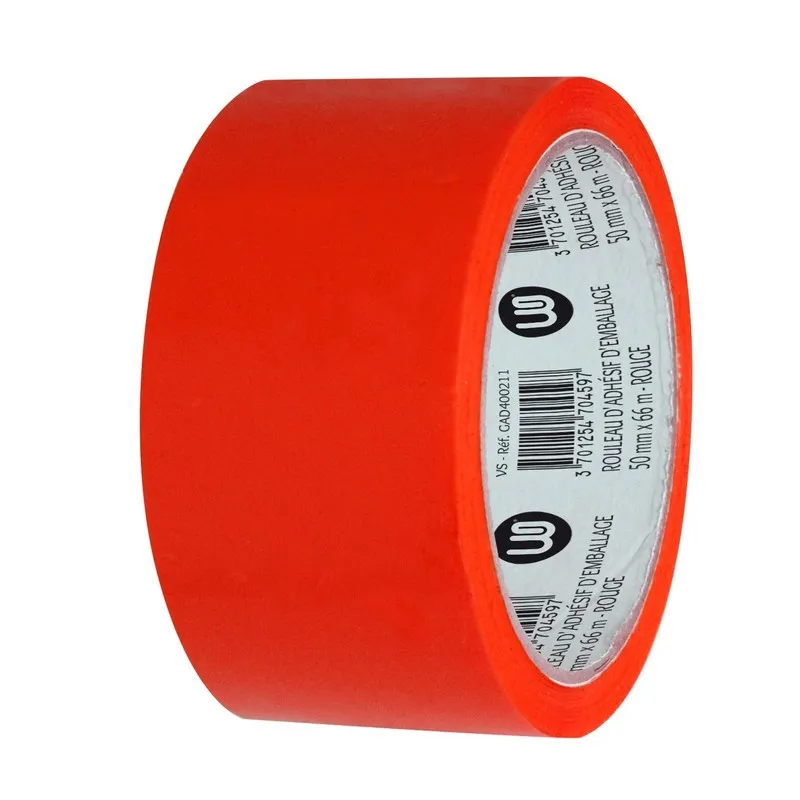 Safe Tool Adhésif emballage rouge 50 mm x 66 m
