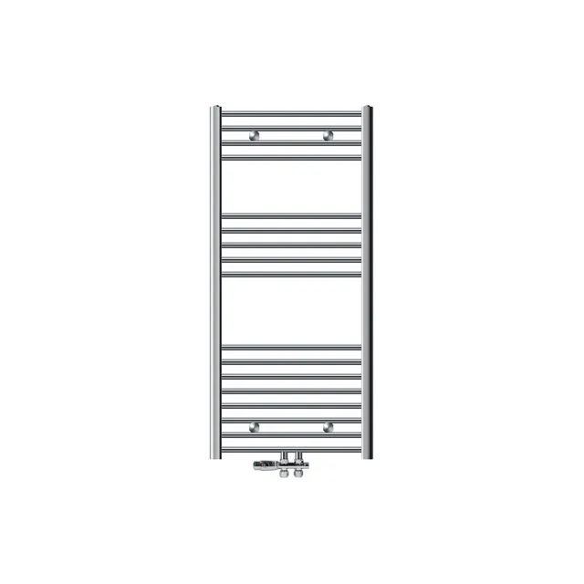 ECD Germany Sahara sèche-serviette chrome droit 600x1200 raccord central