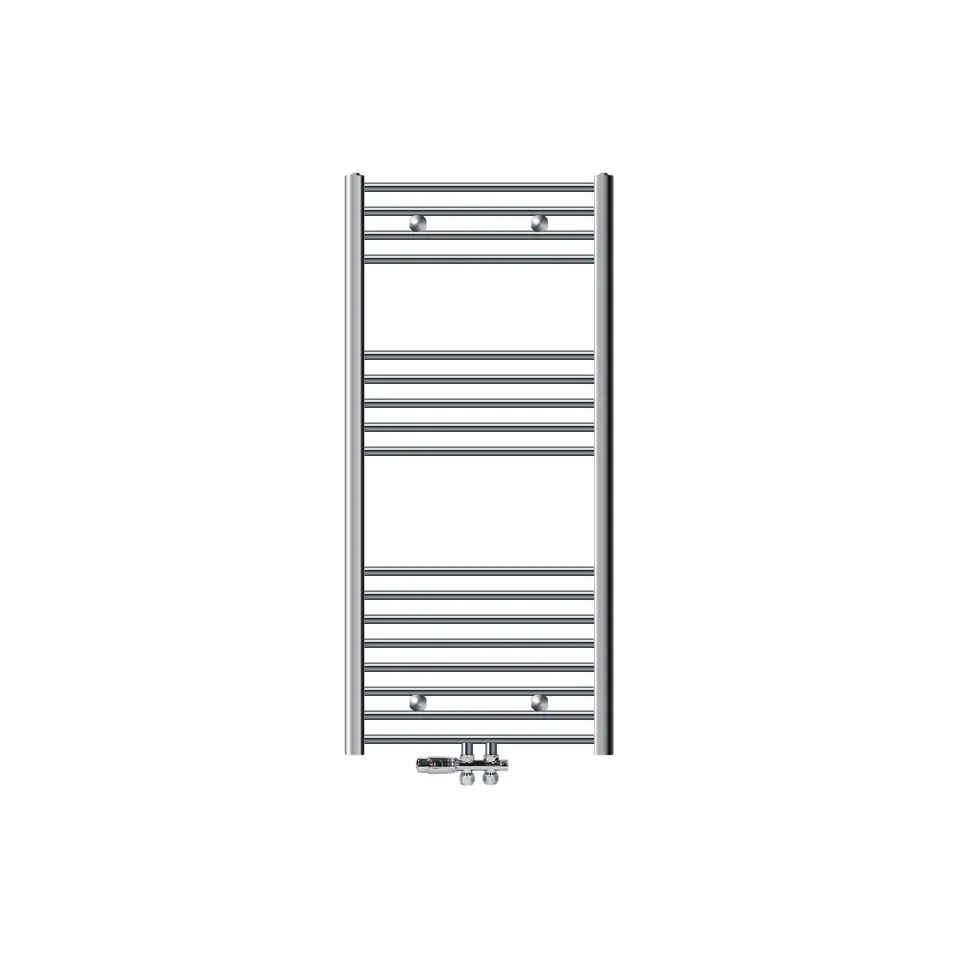 ECD Germany Sahara sèche-serviette chrome droit 600x1200 raccord central