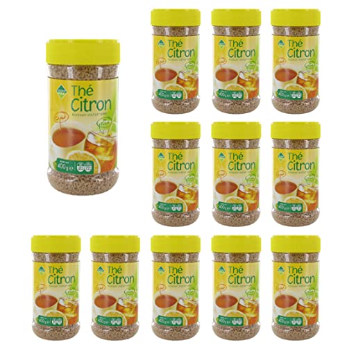 Leader Price Petit-déjeuner thé citron 400g lot de 12