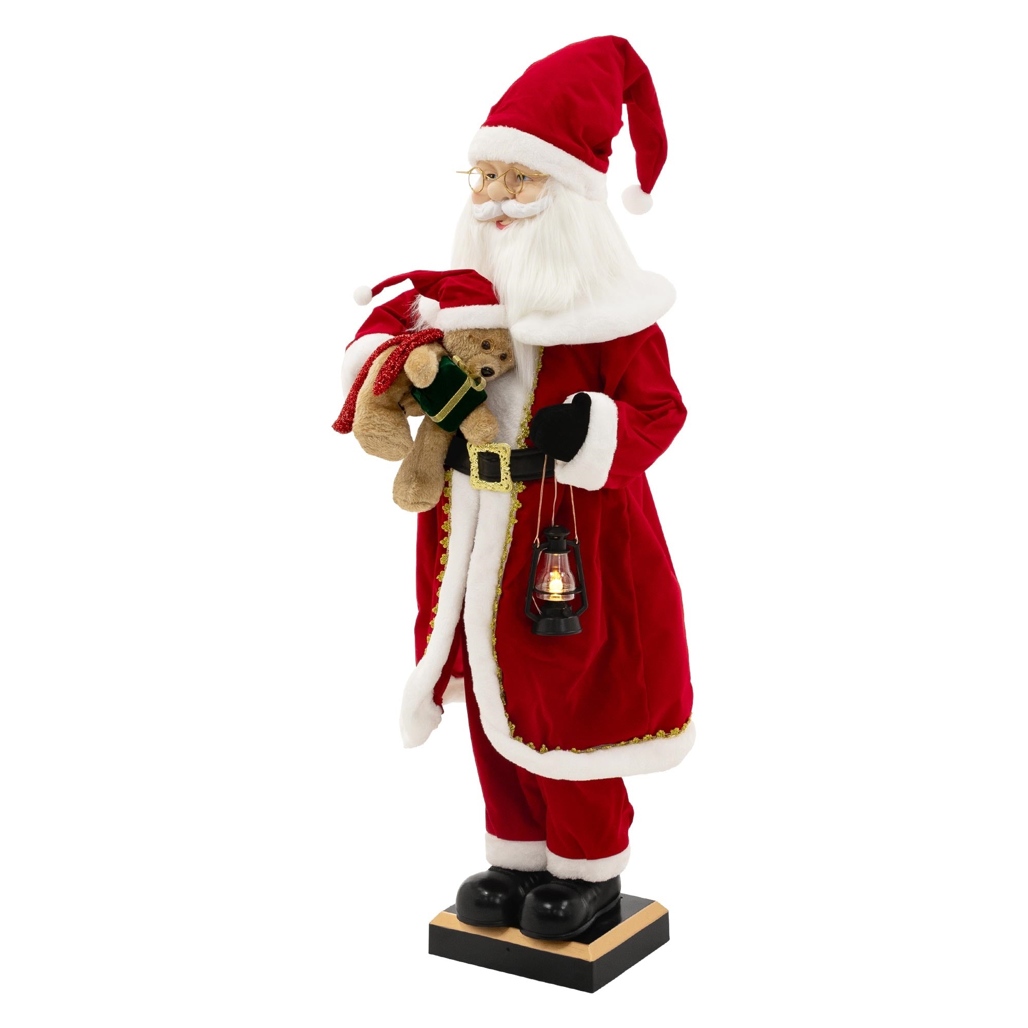 ECD Germany père noël lumineux 120 cm LED musique