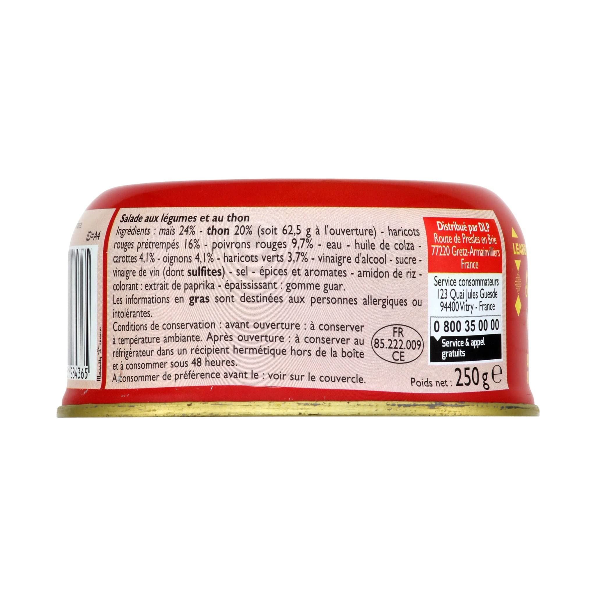 Leader Price Salade mexicaine thon légumes 250g