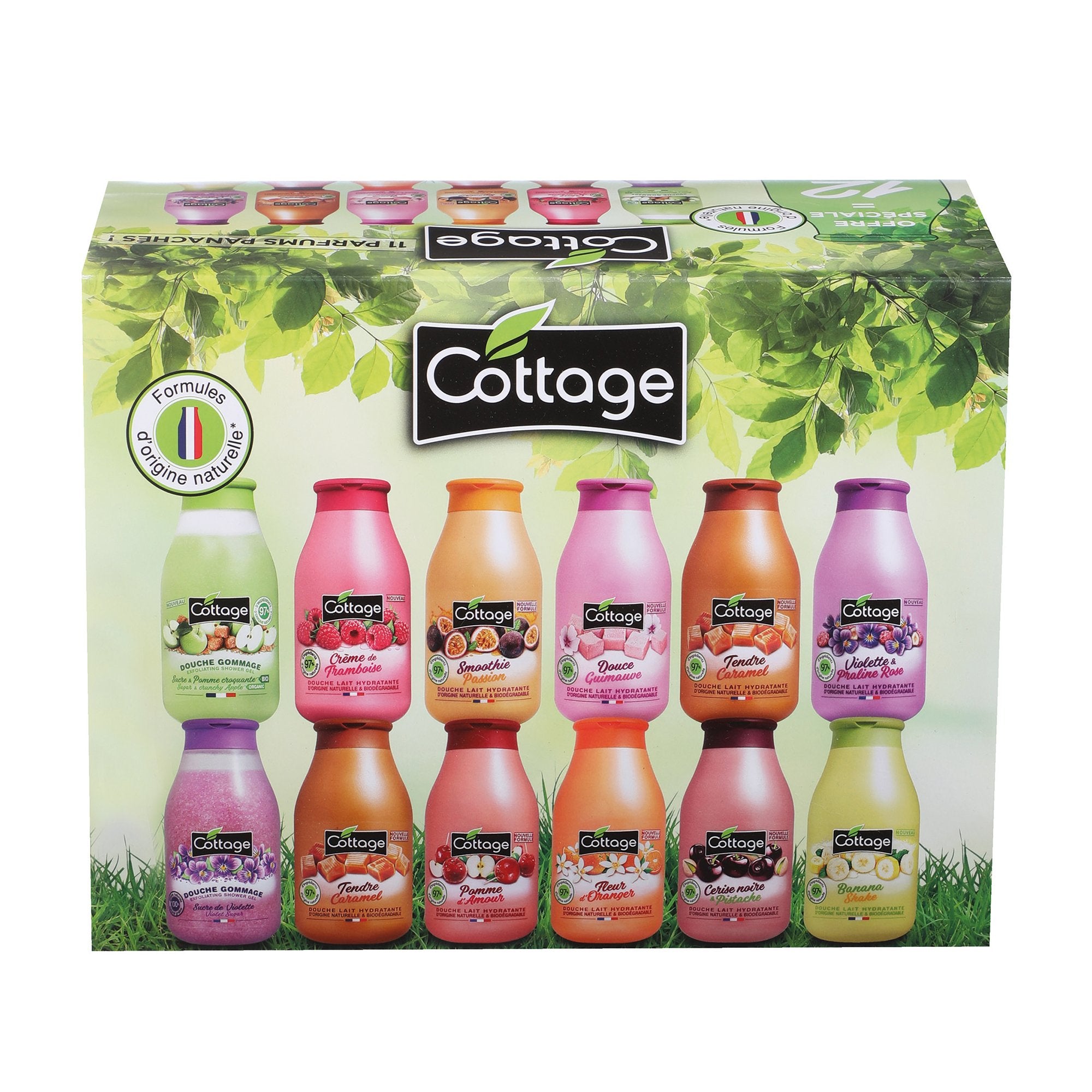 Stokomani Coffret 10 gels douche +2 gommages 250 ml
