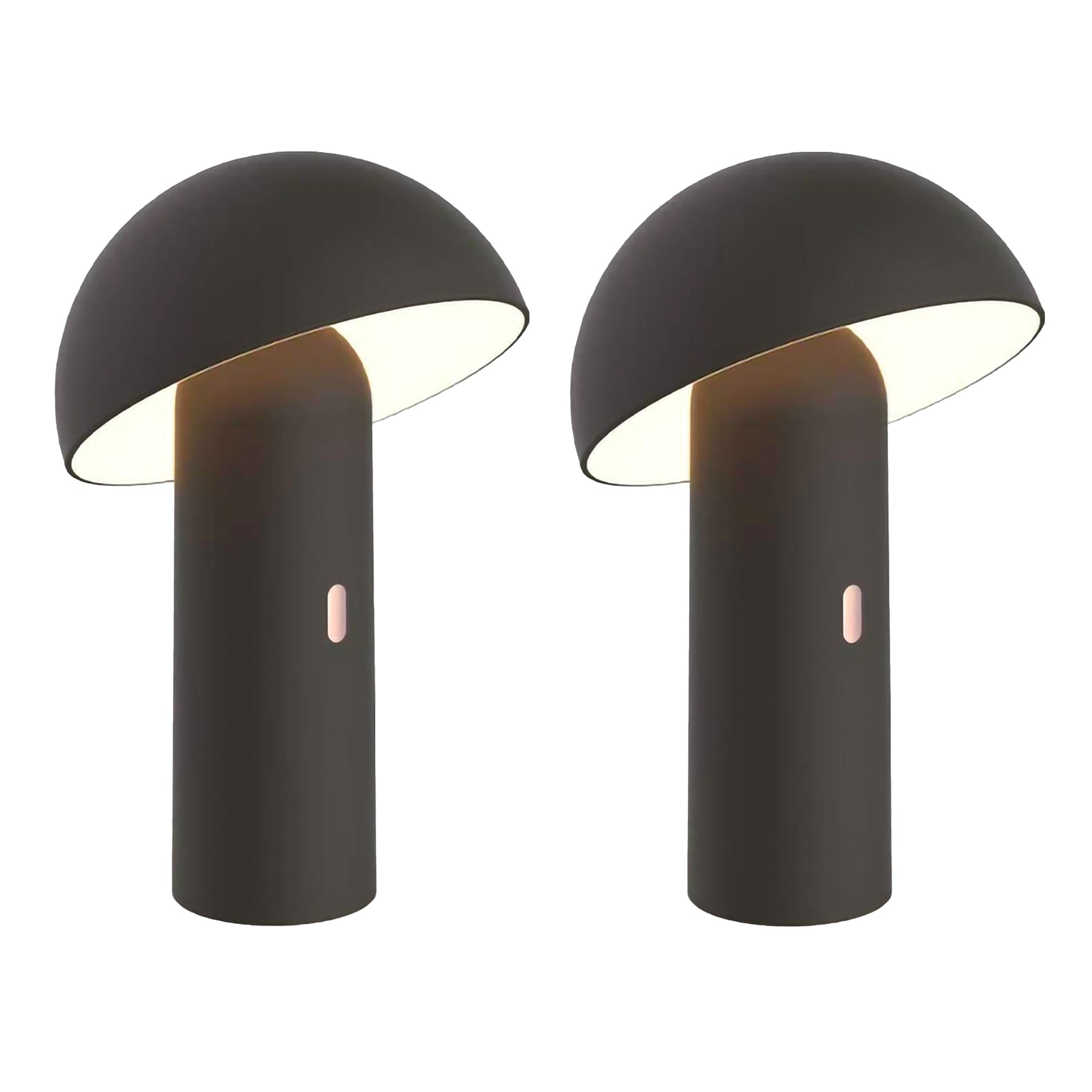 Red Deco Tod Black lot 2 lampes table sans fil H28cm