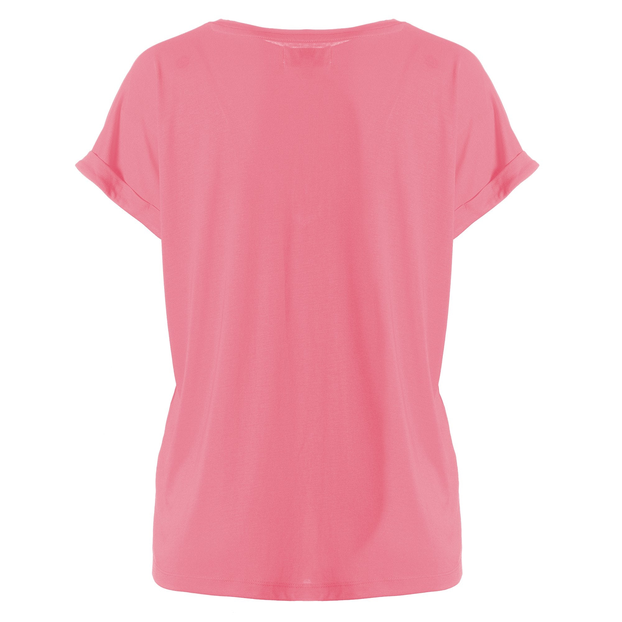 Stokomani Mode tee-shirt fluide rose manche courte M