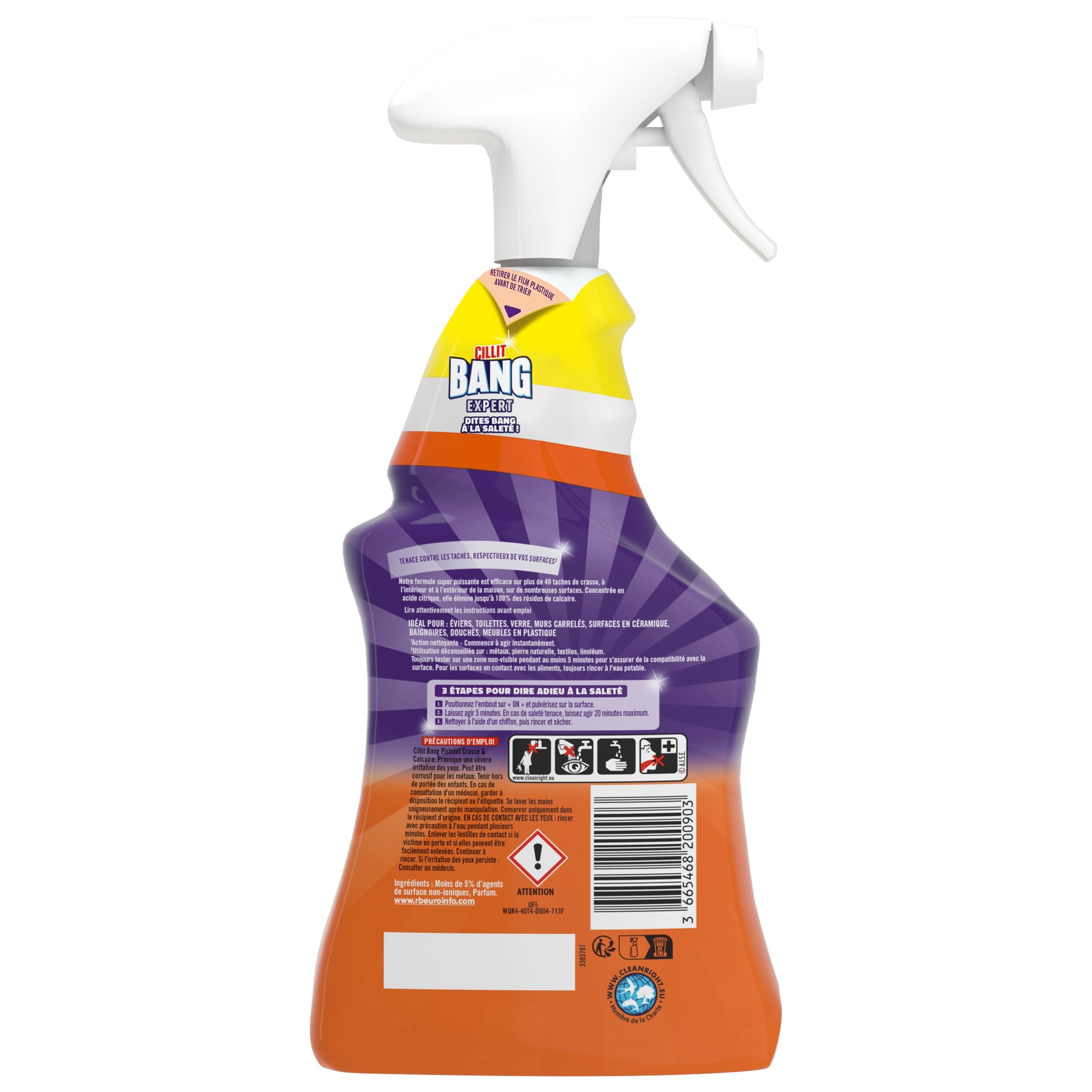 Stokomani Maison Pistolet nettoyant crasse et calcaire spray