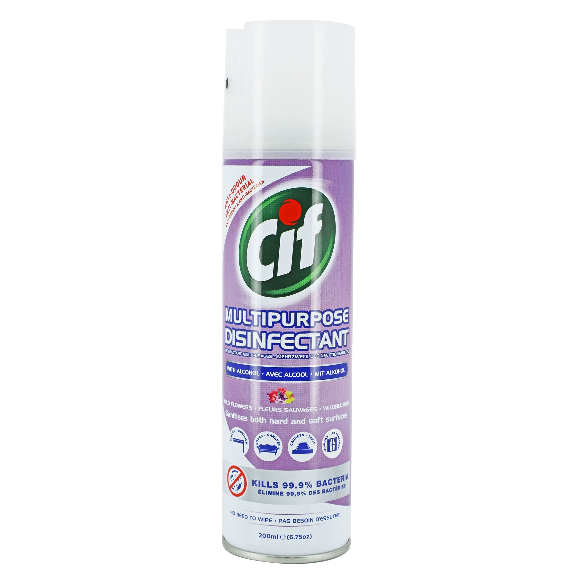 Cif Spray désinfectant multi-surfaces fleurs sauvages