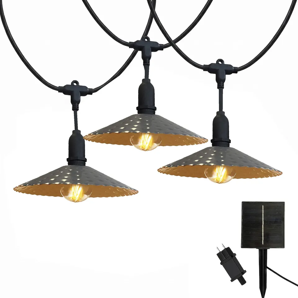 Red Deco Mini Vinty guirlande lumineuse 6 m 10 lampes solaire
