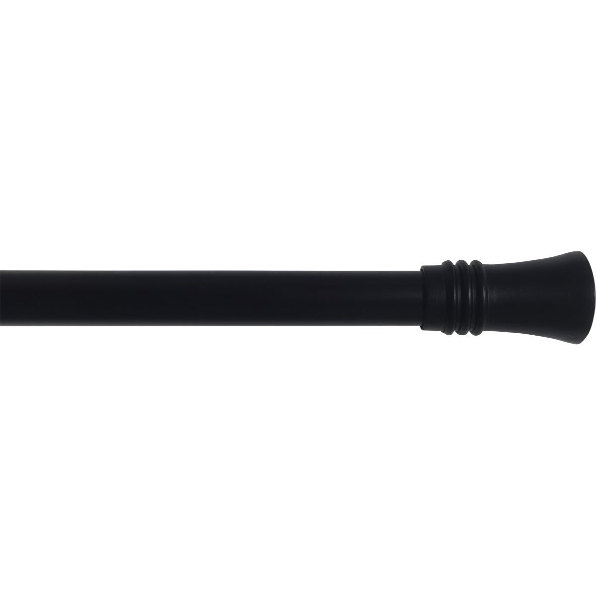 Stokomani Maison tringle rideau 90-160 cm noir mat