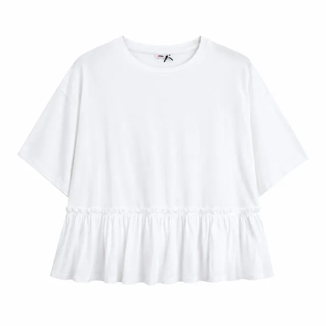 Stokomani Mode T-shirt Manches Courtes Blanc Taille M Coton