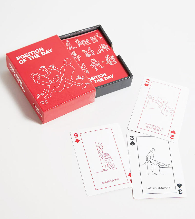 Position of the Day jeu de cartes coquin couple 52 cartes