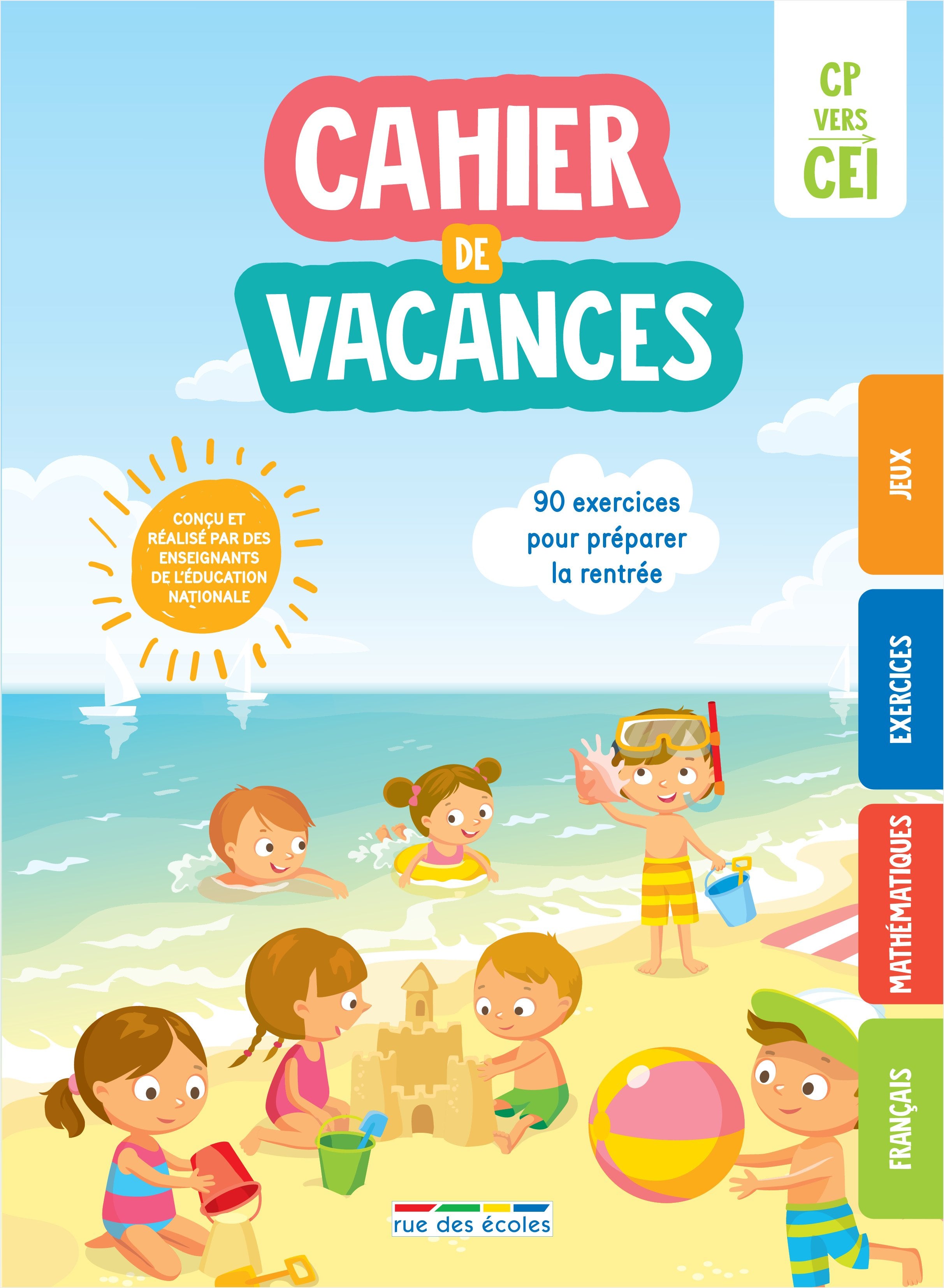 Stokomani Cahier de vacances vers le CE1 cahier exercices