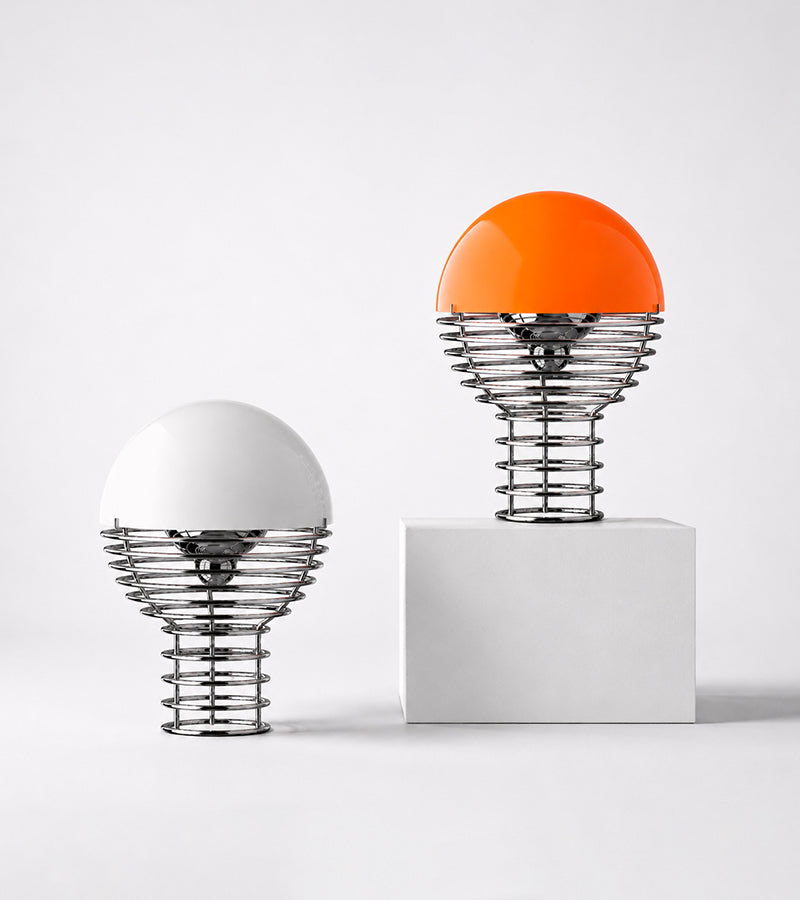 Verpan Wire Portable lampe sans fil blanc design
