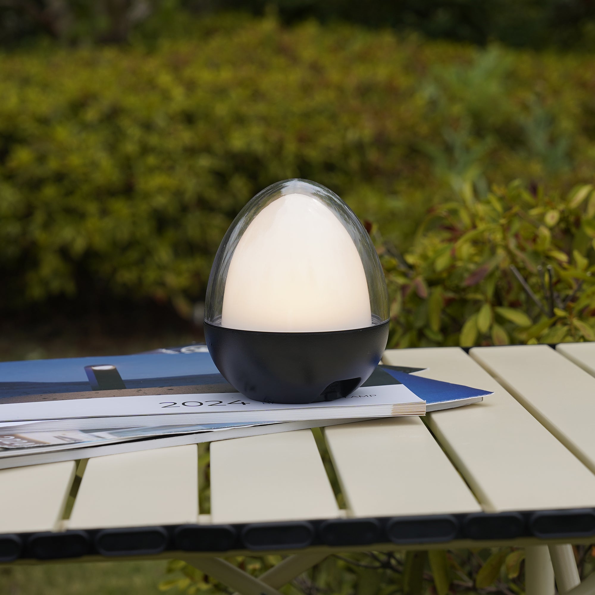 Red Deco Ovie H12cm lampe sans fil LED blanc + RGB