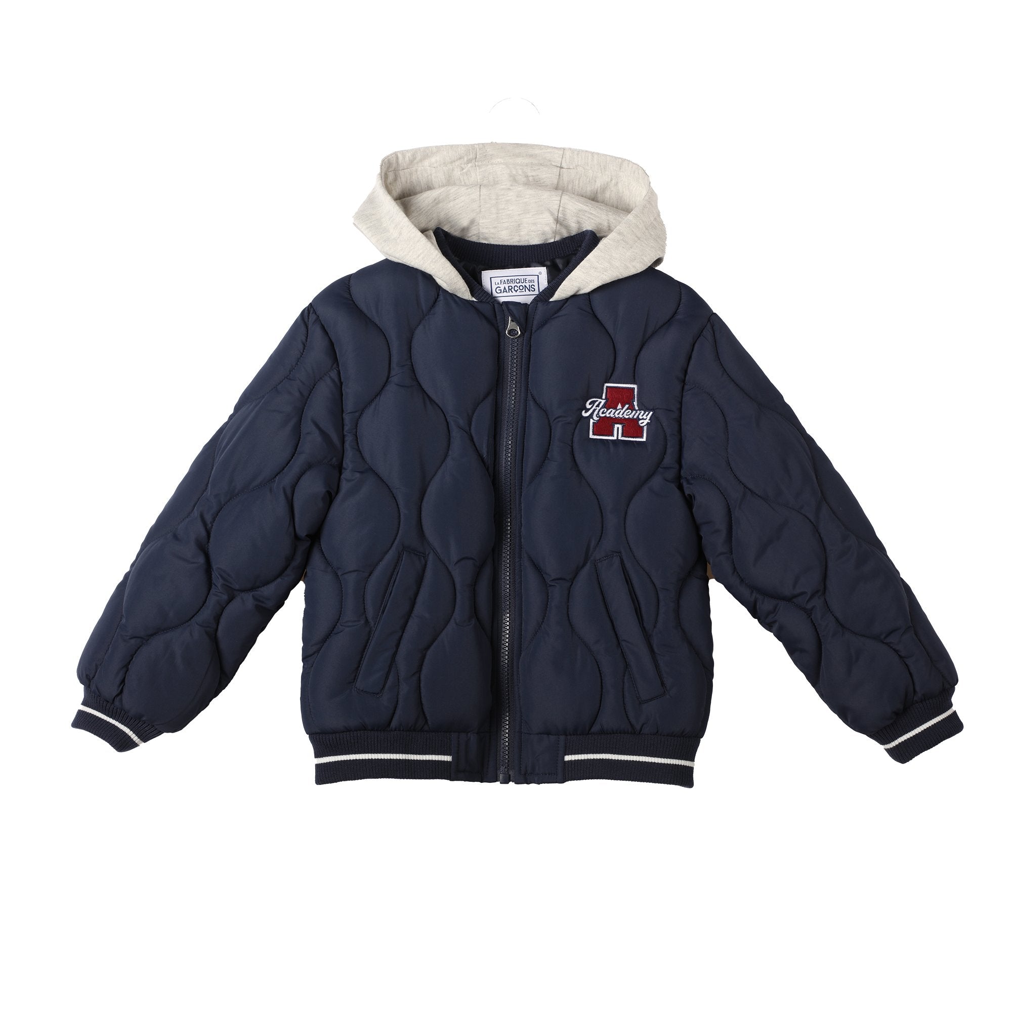Stokomani Mode teddy blouson capuche bleu foncé 08A
