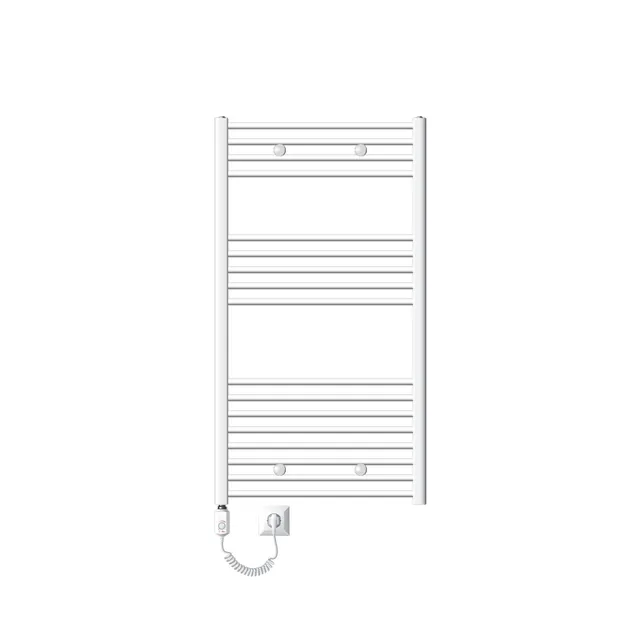 ECD Germany LuxeBath sèche-serviettes électrique 900W blanc 75x120