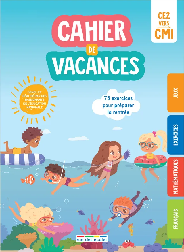 Stokomani Scolaire Cahier de vacances vers CM1 révision ludique