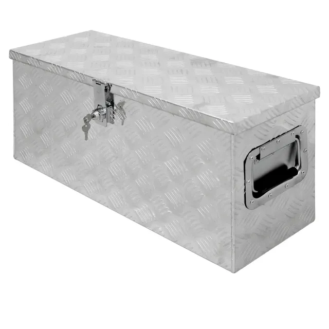 ECD Germany Caisse Outils Alu Verrouillable 73x24x32cm 52L