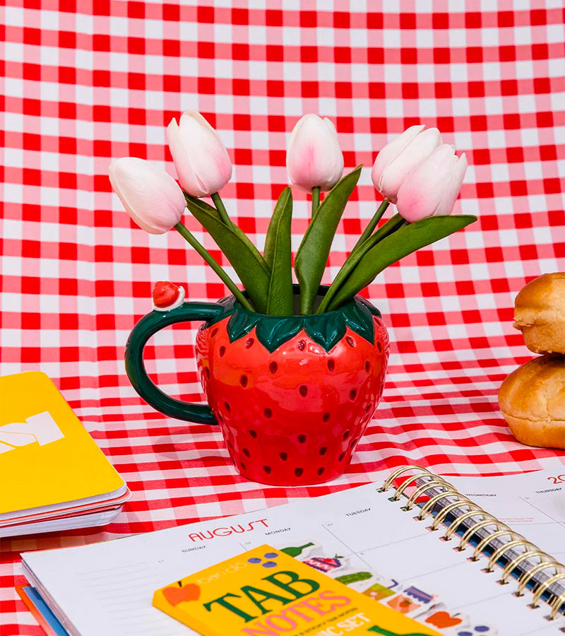 L'avant gardiste Vaisselle & Table Fun Mug fraise céramique escargot