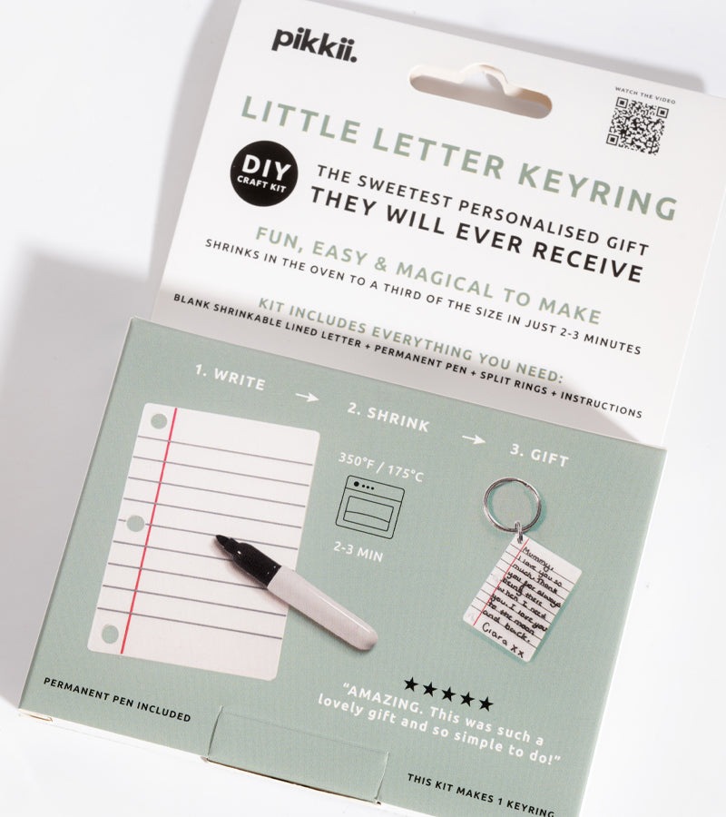 Pikkii kit porte-clés lettre personnalisé plastique fou